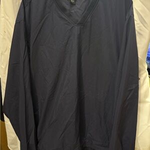 Izod X.F.G. Deep Blue V-Neck Windbreaker Sweater